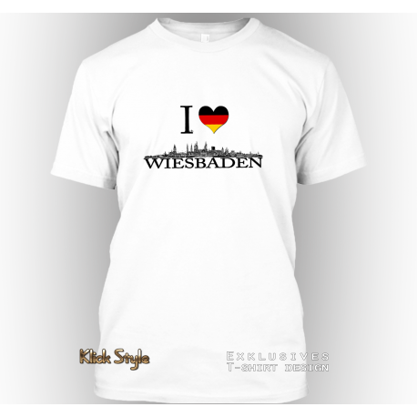 T-Shirt "Ich liebe Wiesbaden" T-Shirt "Ich liebe Wiesbaden"