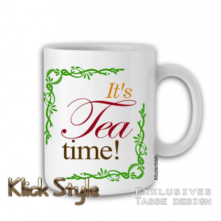 Tasse "It's tea time!"