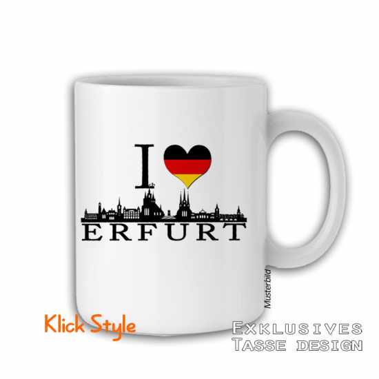 Tasse "Ich liebe Erfurt"