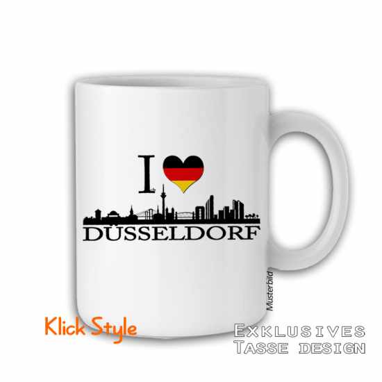 Tasse "Ich liebe Düsseldorf"