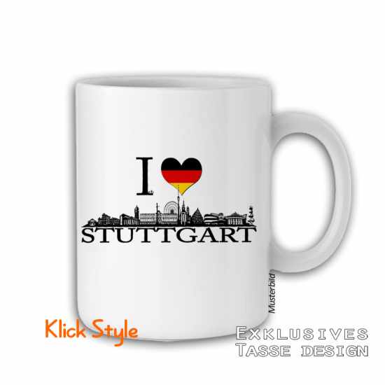 Tasse "Ich liebe Stuttgart"