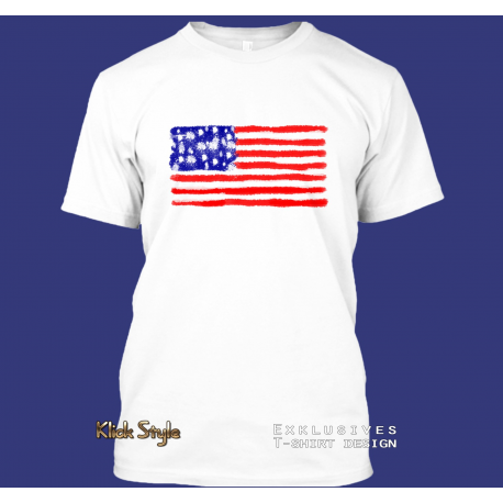 T-Shirt "Splash-Flag USA" T-Shirt "Splash-Flag USA"
