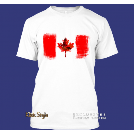 T-Shirt "Splash-Flag Kanada" T-Shirt "Splash-Flag Kanada"