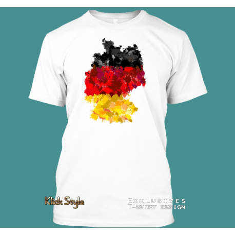 T-Shirt "Splash Karte Deutschland" T-Shirt "Splash Karte Deutschland"