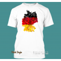 T-Shirt "Splash Karte Deutschland"