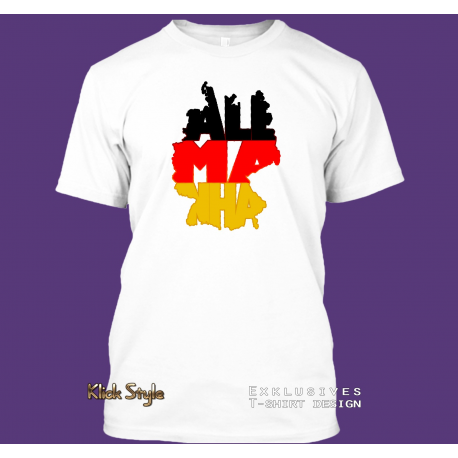 T-Shirt WordMap Deutschland "Alemanha" T-Shirt WordMap Deutschland "Alemanha"