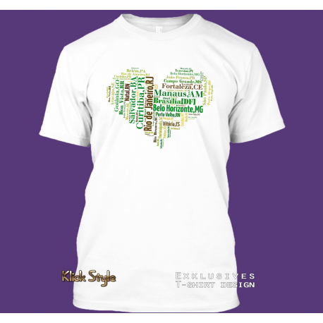 T-Shirt Wordcloud "Herz Hauptstädte Brasilien 2" (größere Buchstab T-Shirt Wordcloud "Herz Hauptstädte Brasilien 2" (größere Buchstab