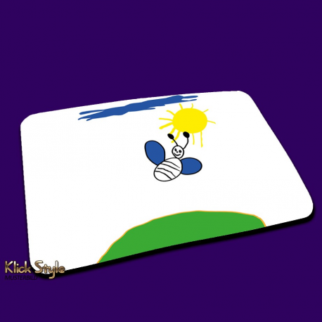 Mousepad "Kinder Design" mit nachgearbeiteter Kinder-Kunst