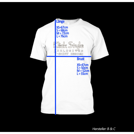 T-Shirt Wort auf Flagge "Deutschland" mit weißem Muster